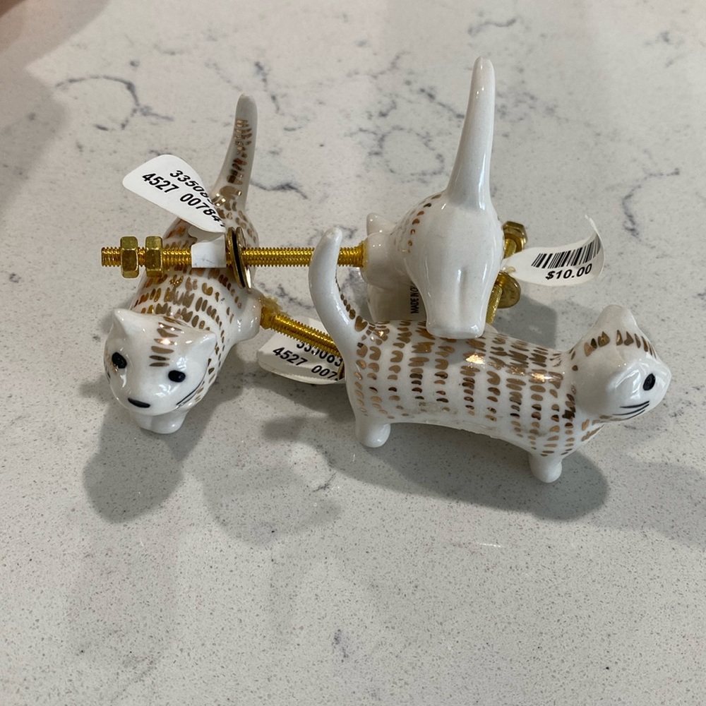 Anthropologie Cat Knobs